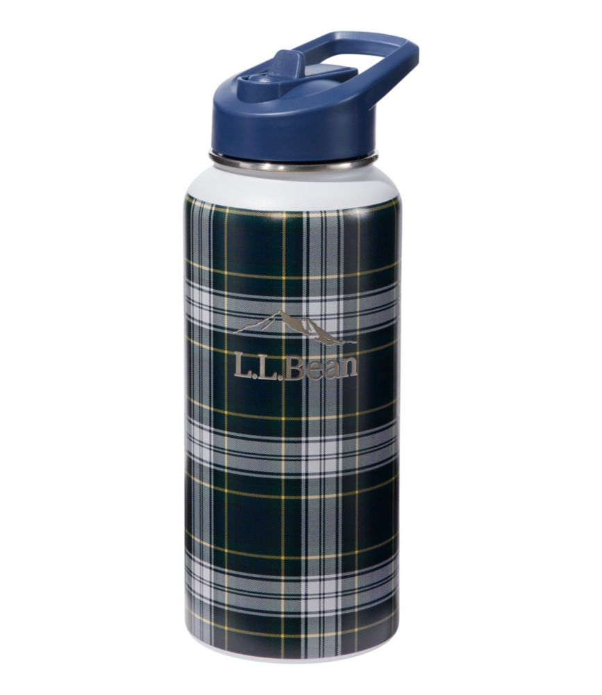 Bean Canteen Insulated Straw Water Bottle, 32 oz. Print - US 4584