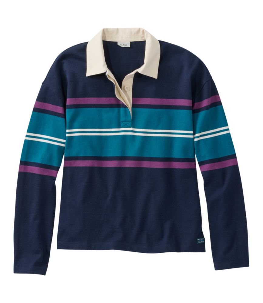 Women's Mountain Classic Rugby, Long-Sleeve Multi-Stripe - US 6411