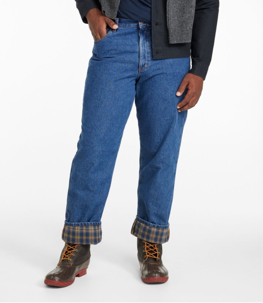 Men's Double L® Jeans, Classic Fit, Flannel-Lined - US 3046