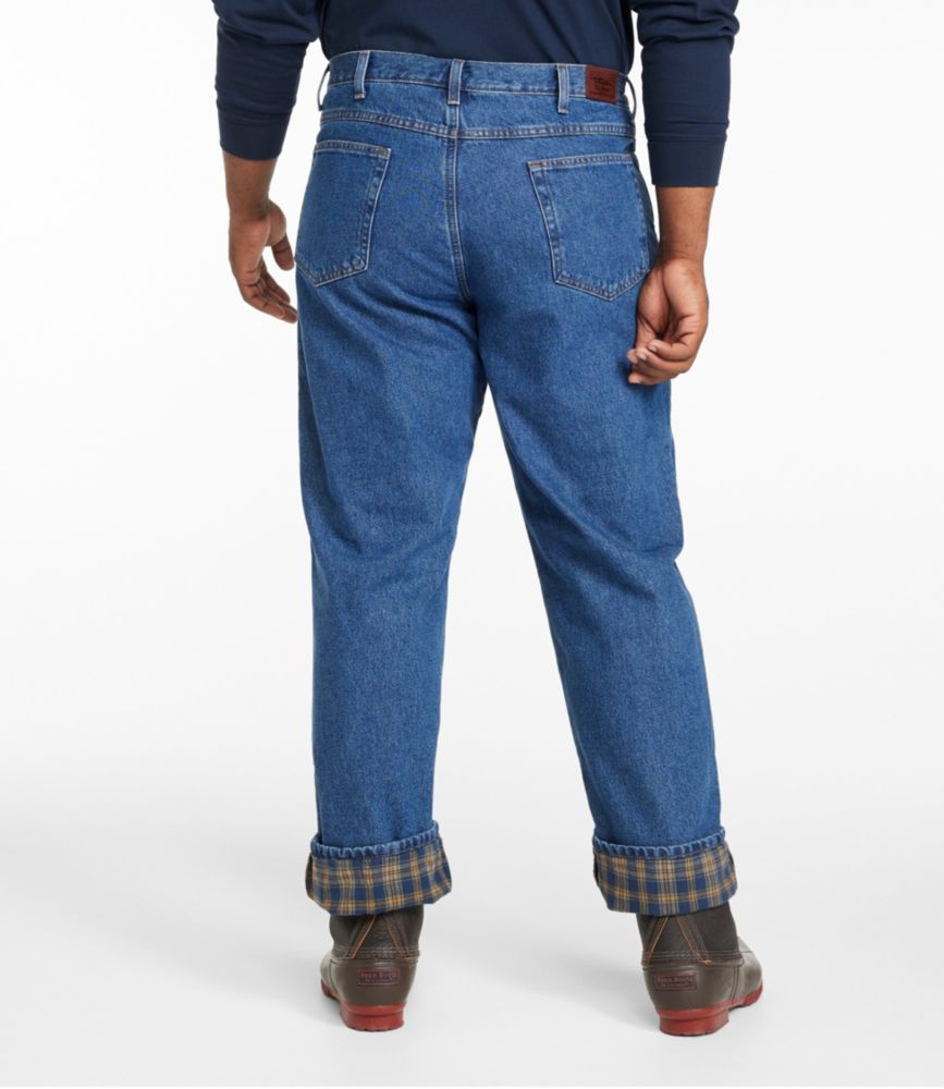 Men's Double L® Jeans, Classic Fit, Flannel-Lined - US 3046