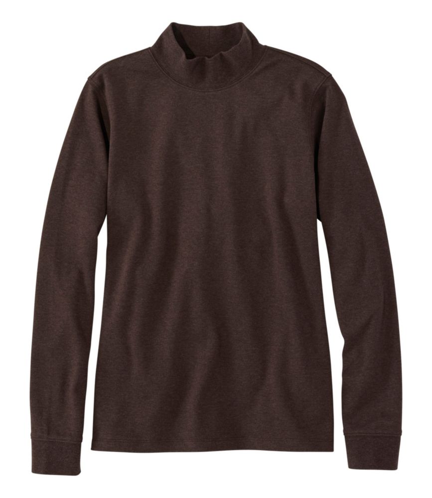 Women's L.L.Bean Interlock Mock-Turtleneck, Long-Sleeve - US 5715
