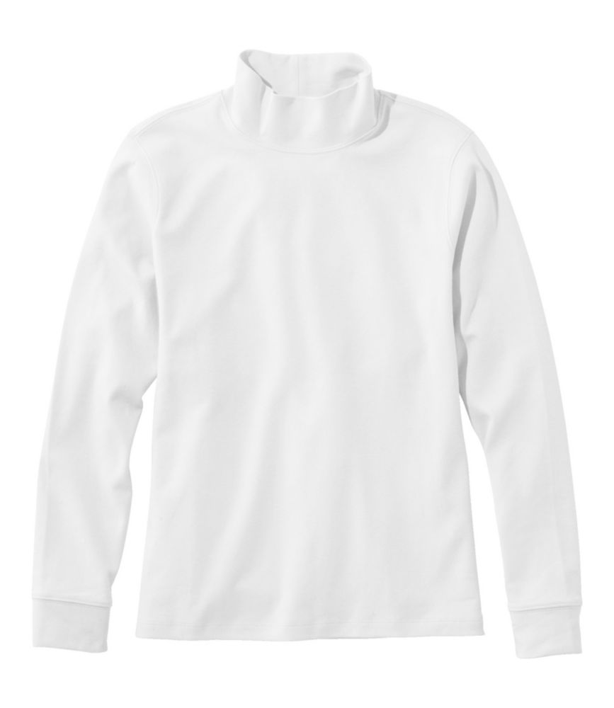 Women's L.L.Bean Interlock Mock-Turtleneck, Long-Sleeve - US 9375
