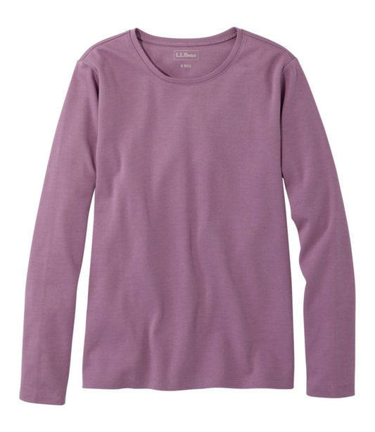 Women's L.L.Bean Tee, Long-Sleeve Crewneck - US 4623