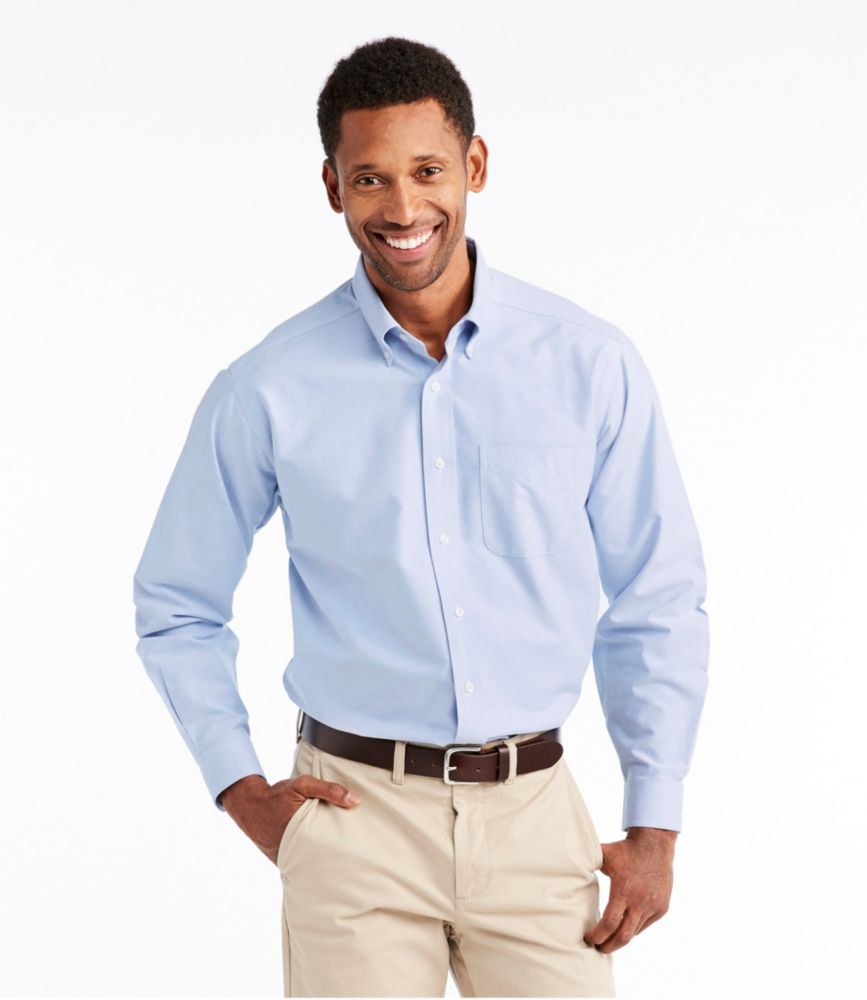 Men's Wrinkle-Free Classic Oxford Cloth Shirt, Traditional Fit - US 1880
