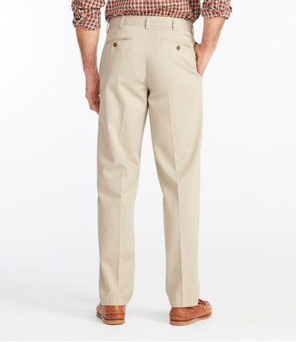 Men's Wrinkle-Free Double L® Chinos, Classic Fit, Plain Front - US 0533