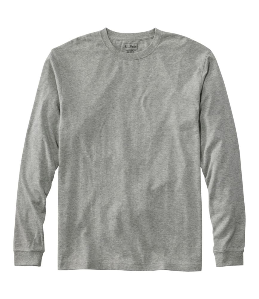 Men's Carefree Unshrinkable Tee, Traditional Fit, Long-Sleeve - US 6322