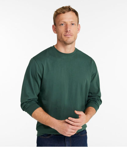 Men's Carefree Unshrinkable Tee, Traditional Fit, Long-Sleeve - US 8127
