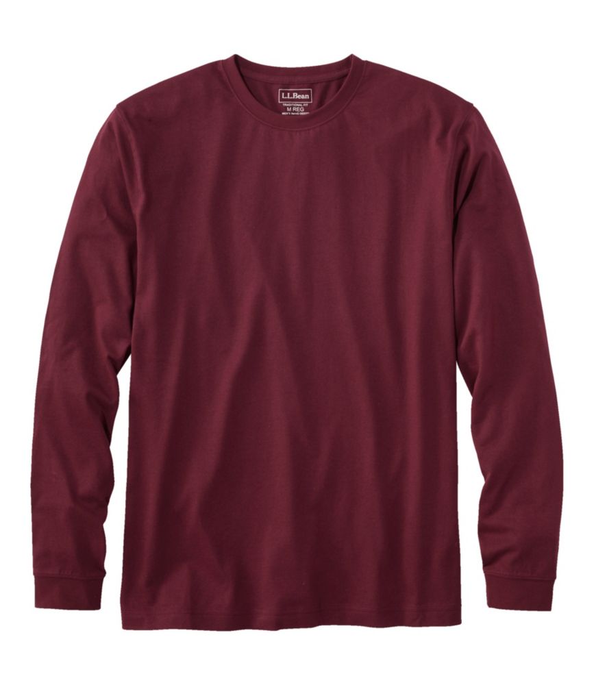 Men's Carefree Unshrinkable Tee, Traditional Fit, Long-Sleeve - US 6152