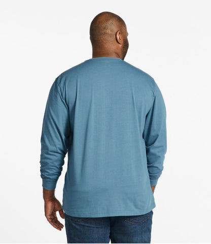 Men's Carefree Unshrinkable Tee, Traditional Fit, Long-Sleeve - US 8847