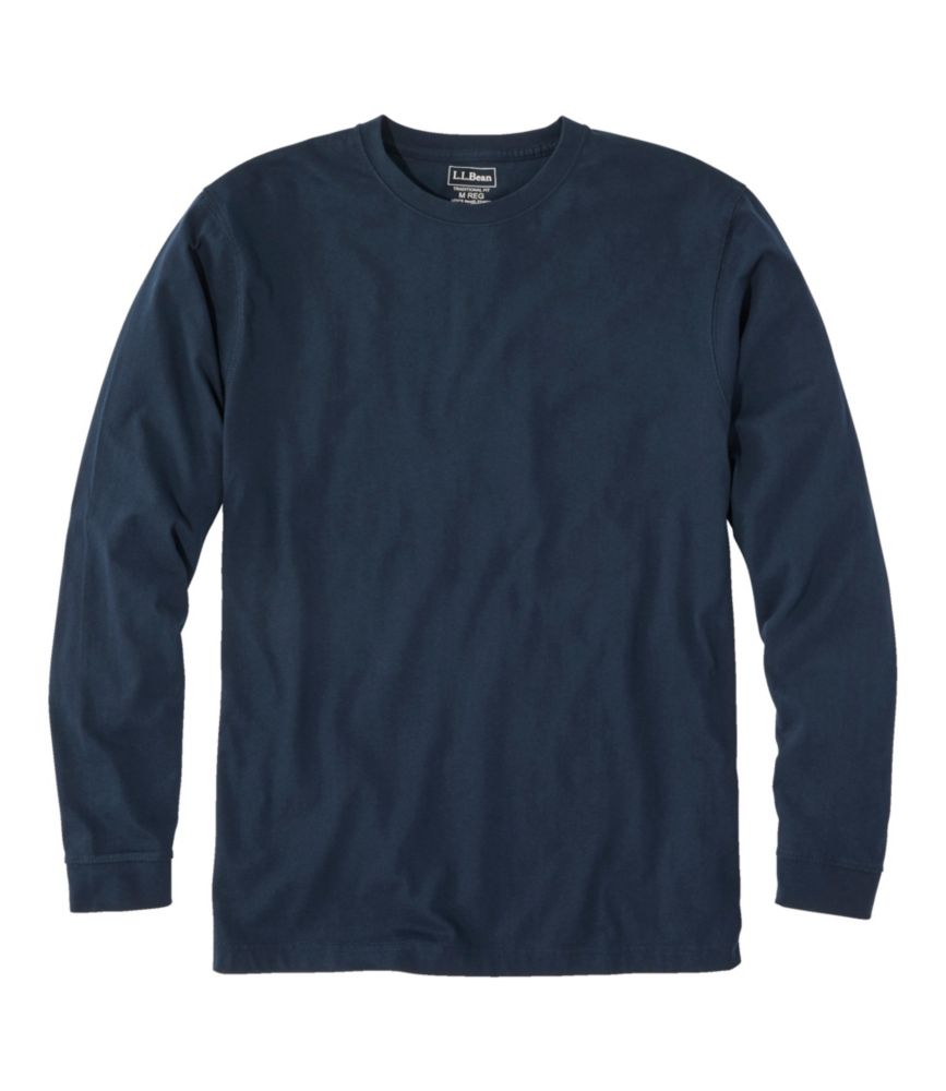 Men's Carefree Unshrinkable Tee, Traditional Fit, Long-Sleeve - US 9038