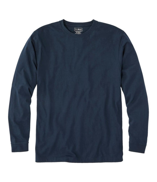 Men's Carefree Unshrinkable Tee, Traditional Fit, Long-Sleeve - US 9038