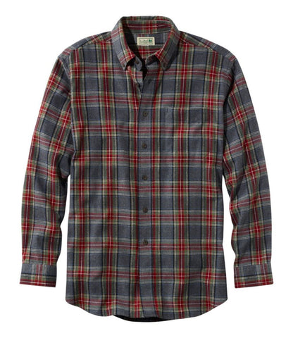 Men's Scotch Plaid Flannel Shirt, Traditional Fit - US 7081