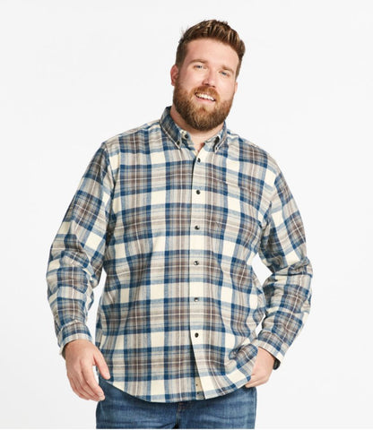 Men's Scotch Plaid Flannel Shirt, Traditional Fit - US 2061