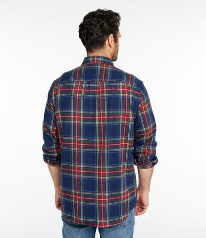 Men's Scotch Plaid Flannel Shirt, Traditional Fit - US 9739