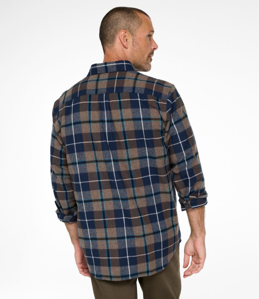 Men's Scotch Plaid Flannel Shirt, Traditional Fit - US 7653