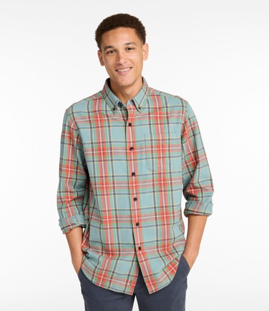 Men's Scotch Plaid Flannel Shirt, Traditional Fit - US 9752
