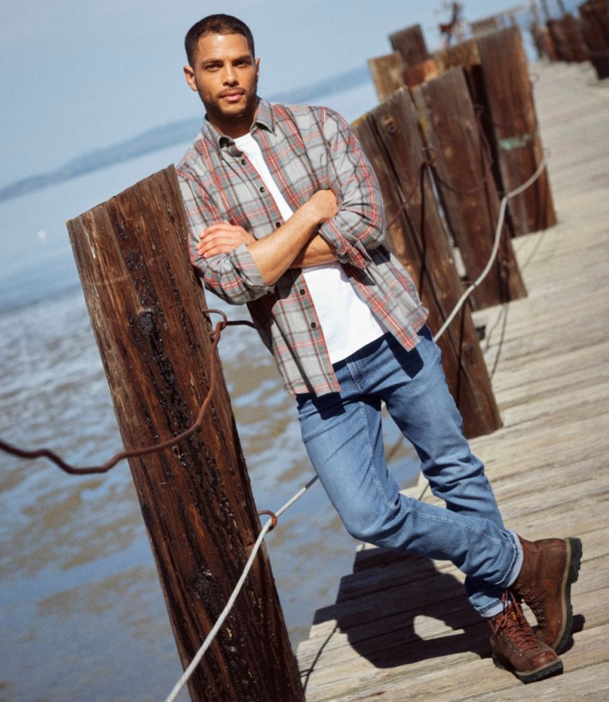 Men's Scotch Plaid Flannel Shirt, Traditional Fit - US 5625