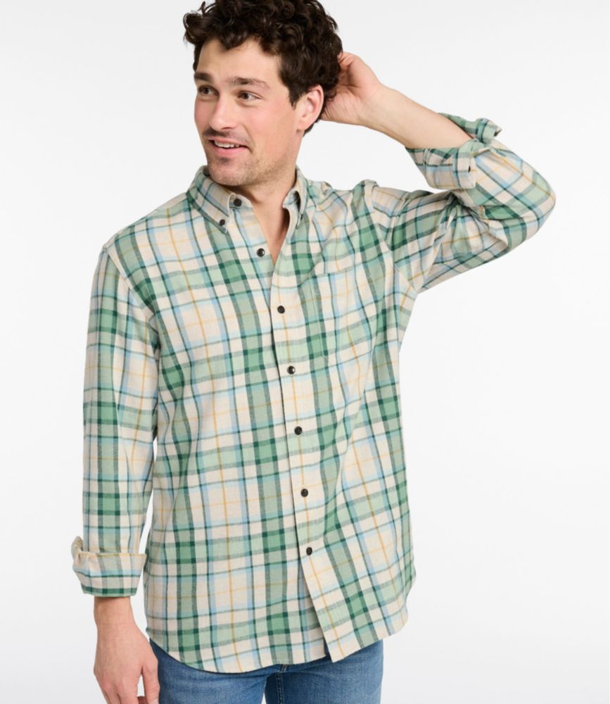 Men's Scotch Plaid Flannel Shirt, Traditional Fit - US 1532
