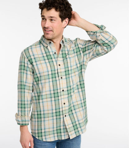 Men's Scotch Plaid Flannel Shirt, Traditional Fit - US 1532