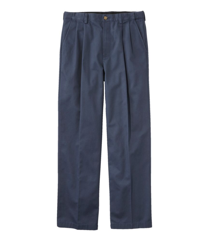 Men's Wrinkle-Free Double L® Chinos, Natural Fit, Hidden Comfort, Pleated - US 8435