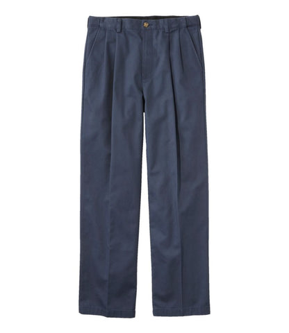 Men's Wrinkle-Free Double L® Chinos, Natural Fit, Hidden Comfort, Pleated - US 8435