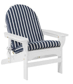 Casco Bay Adirondack Chair Seat and Back Cushion, Stripe - US 4114