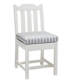 Casco Bay All-Weather Armless/Folding Chair Cushion, Stripe - US 5700