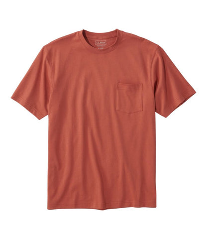 Men's Carefree Unshrinkable Tee with Pocket, Traditional Fit - US 4770