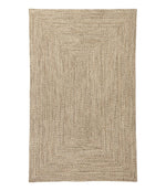 All-Weather Braided Rug, Concentric Pattern Rectangular - US 1565