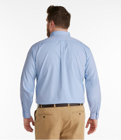 Men's Wrinkle-Free Pinpoint Oxford Cloth Shirt, Traditional Fit - US 5022