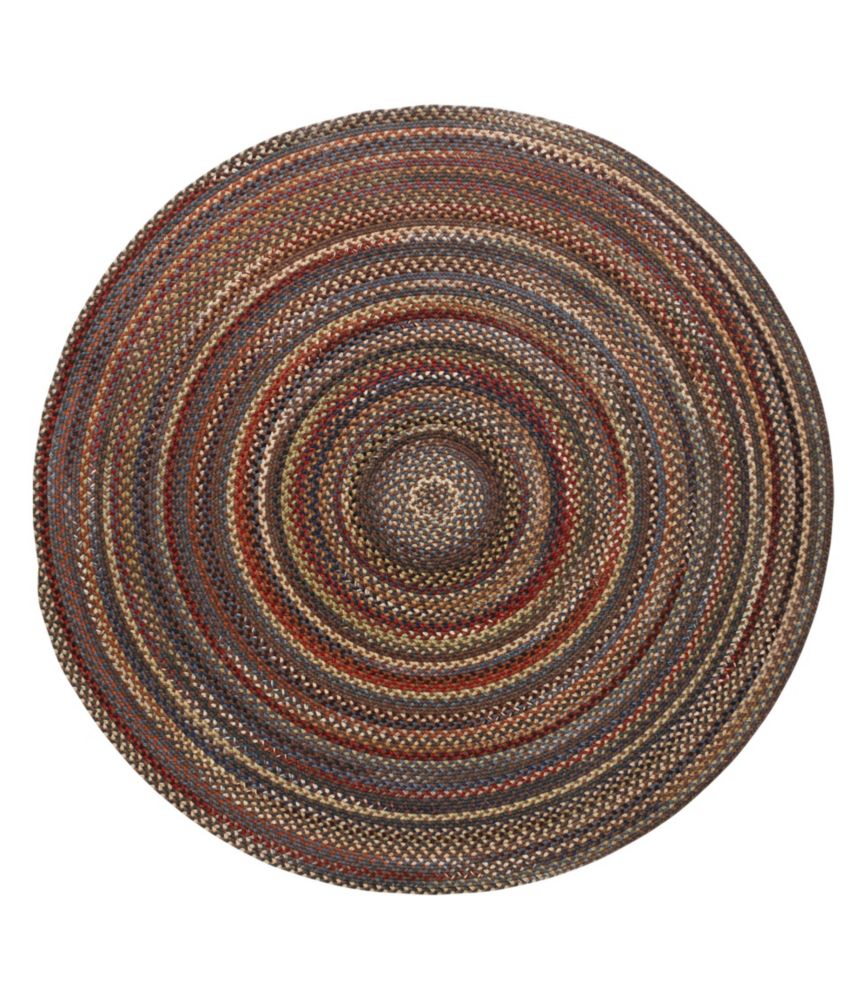 L.L.Bean Braided Wool Rug, 6' Diam. - US 0315