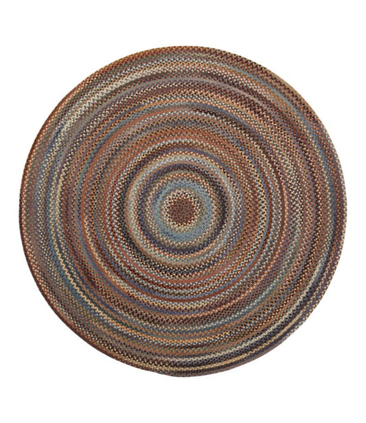 L.L.Bean Braided Wool Rug, 6' Diam. - US 9792