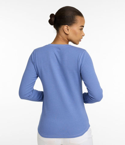 Women's Waffle-Knit Henley - US 2622