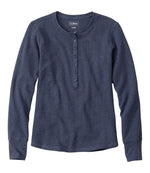 Women's Waffle-Knit Henley - US 3538