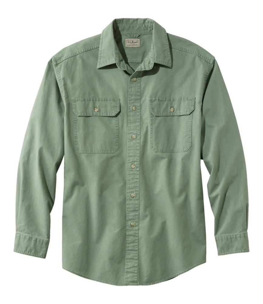 Men's Sunwashed Canvas Shirt, Traditional Fit - US 0746