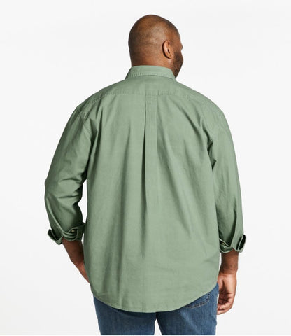 Men's Sunwashed Canvas Shirt, Traditional Fit - US 0746