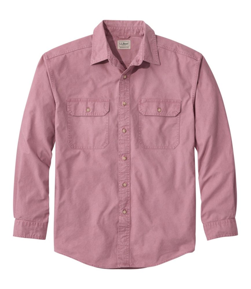 Men's Sunwashed Canvas Shirt, Traditional Fit - US 0672