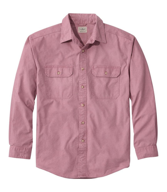 Men's Sunwashed Canvas Shirt, Traditional Fit - US 0672
