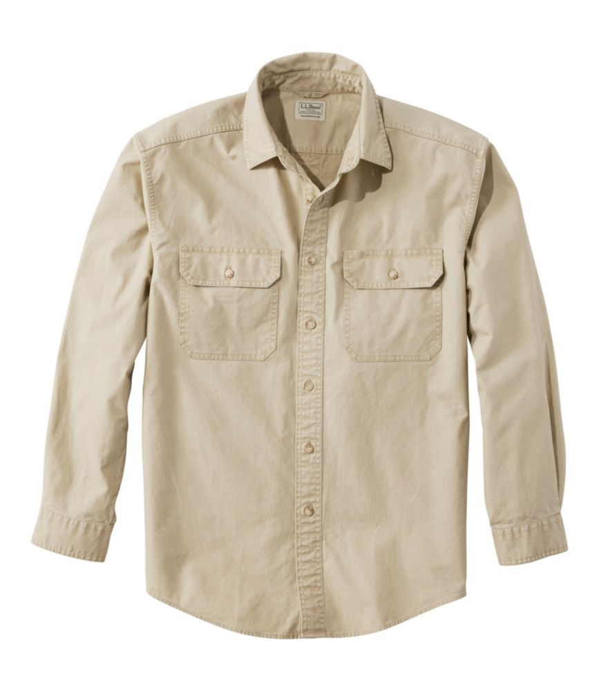 Men's Sunwashed Canvas Shirt, Traditional Fit - US 3493