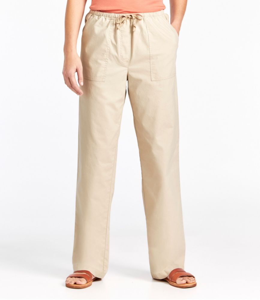 Women's Sunwashed Canvas Pants, High-Rise Straight-Leg - US 7559