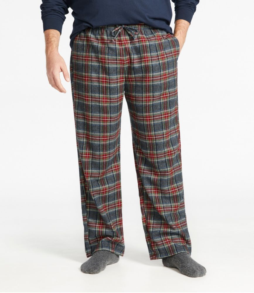 Men's Scotch Plaid Flannel Sleep Pants - US 3306