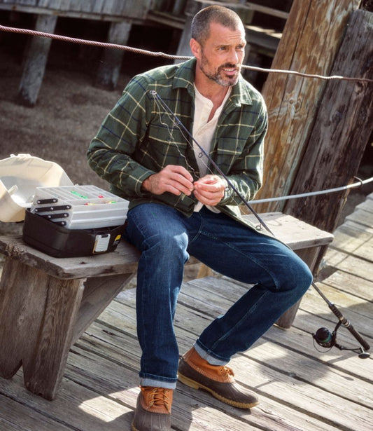 Men's Chamois Shirt, Traditional Fit, Plaid - US 9327