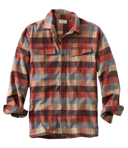 Men's Chamois Shirt, Traditional Fit, Plaid - US 0054