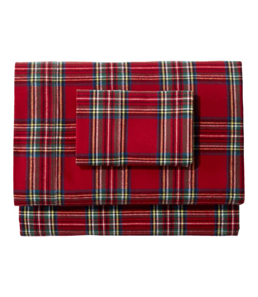 Heritage Chamois Flannel Sheet Collection, Plaid - US 1495
