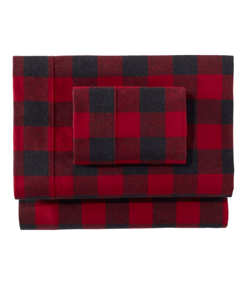 Heritage Chamois Flannel Sheet Collection, Plaid - US 6358