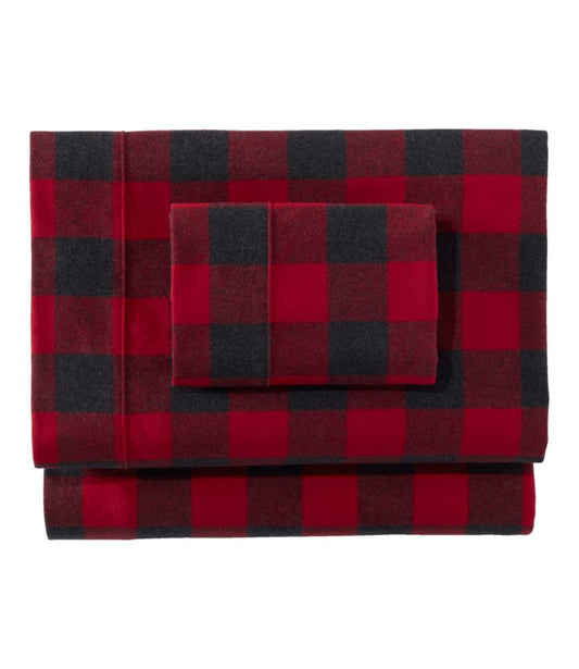 Heritage Chamois Flannel Sheet Collection, Plaid - US 6358
