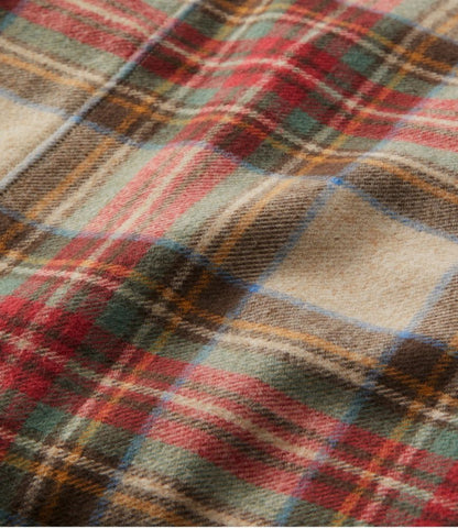 Heritage Chamois Flannel Sheet Collection, Plaid - US 5033