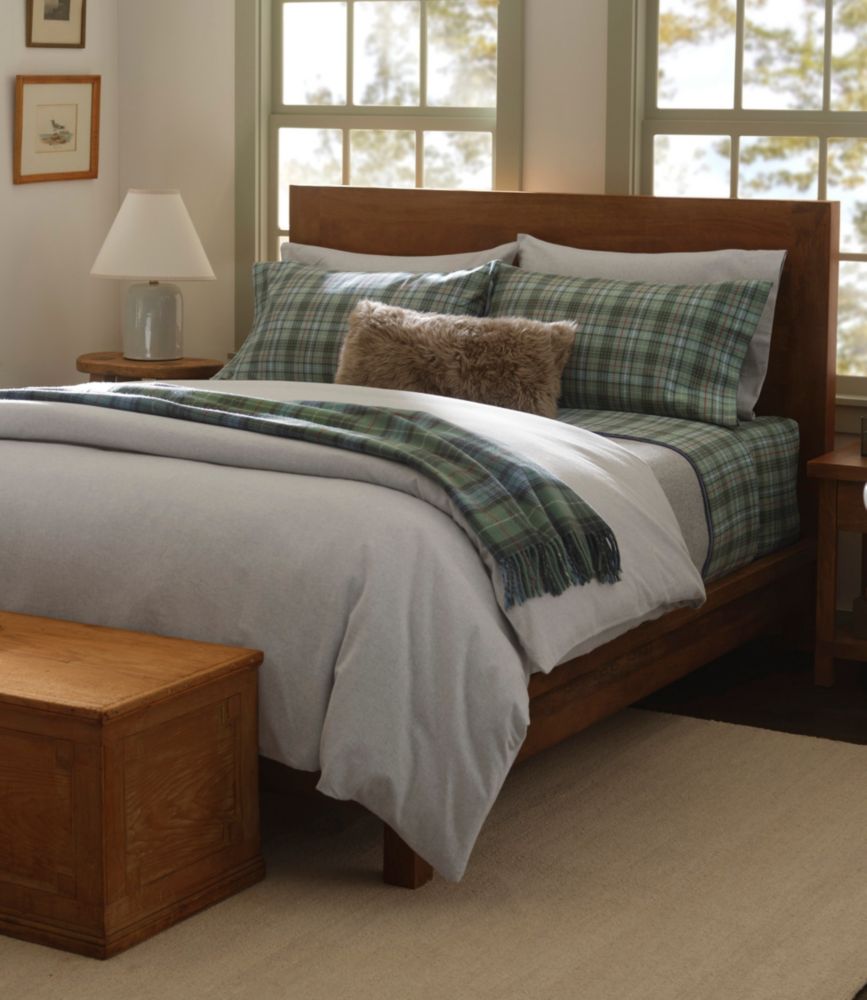 Heritage Chamois Flannel Sheet Collection, Plaid - US 4912