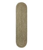 All-Weather Braided Runner, Concentric Pattern Oval - US 0539
