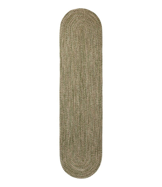 All-Weather Braided Runner, Concentric Pattern Oval - US 0539